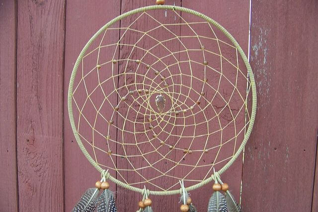 spider design of dream catchers