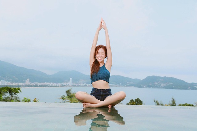 woman who does yoga for spiritual alignment